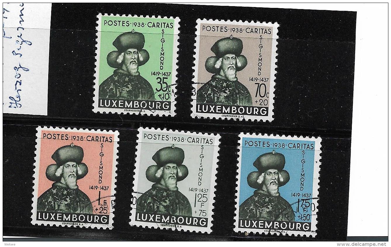 LuxMi.Nr.315-20  LUXEMBURG -   , KINDERHILFE 1938,  Herzog Sigismund O - Used Stamps