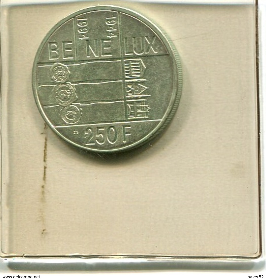 Zilveren Munt Albert II 250 Frank In Originele (verzegelde) Verpakking !! - 250 Frank