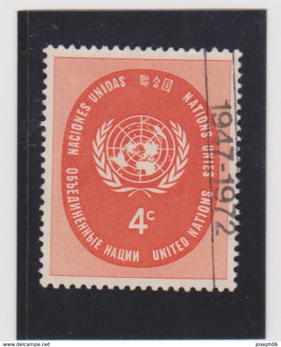 NATIONS  UNIES   1958  New York  Y.T. N° 60  Oblitéré - Gebruikt