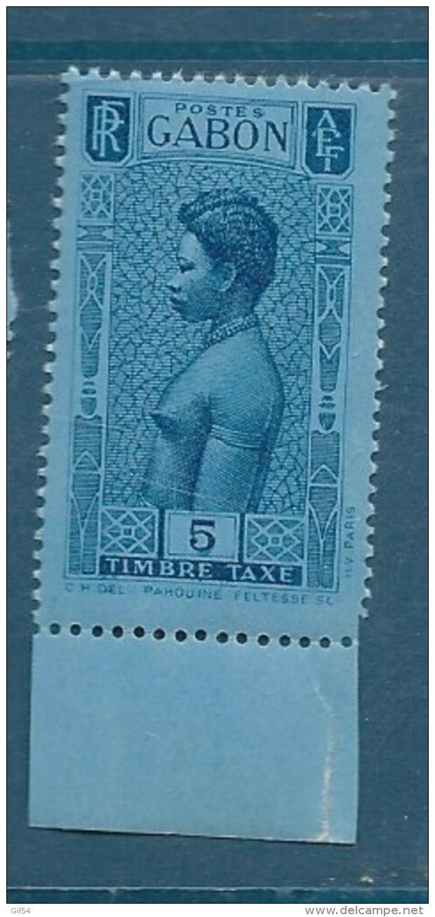 Gabon Taxe - Yvert N° 23 ** ,  Bdf   Pa 15205 - Timbres-taxe
