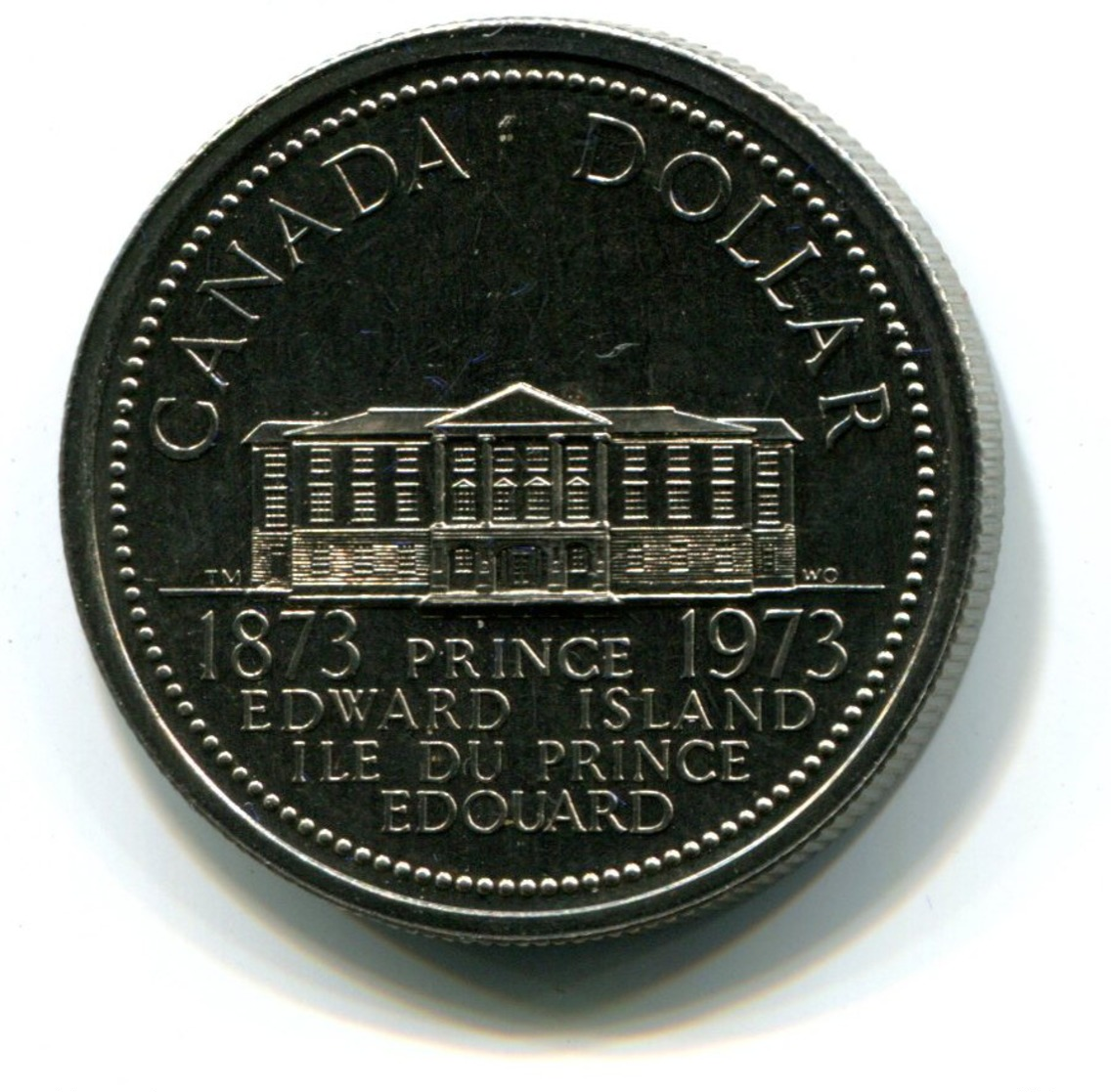 1973 Canada Prince Edward Island Centennial $1 Coin - Canada