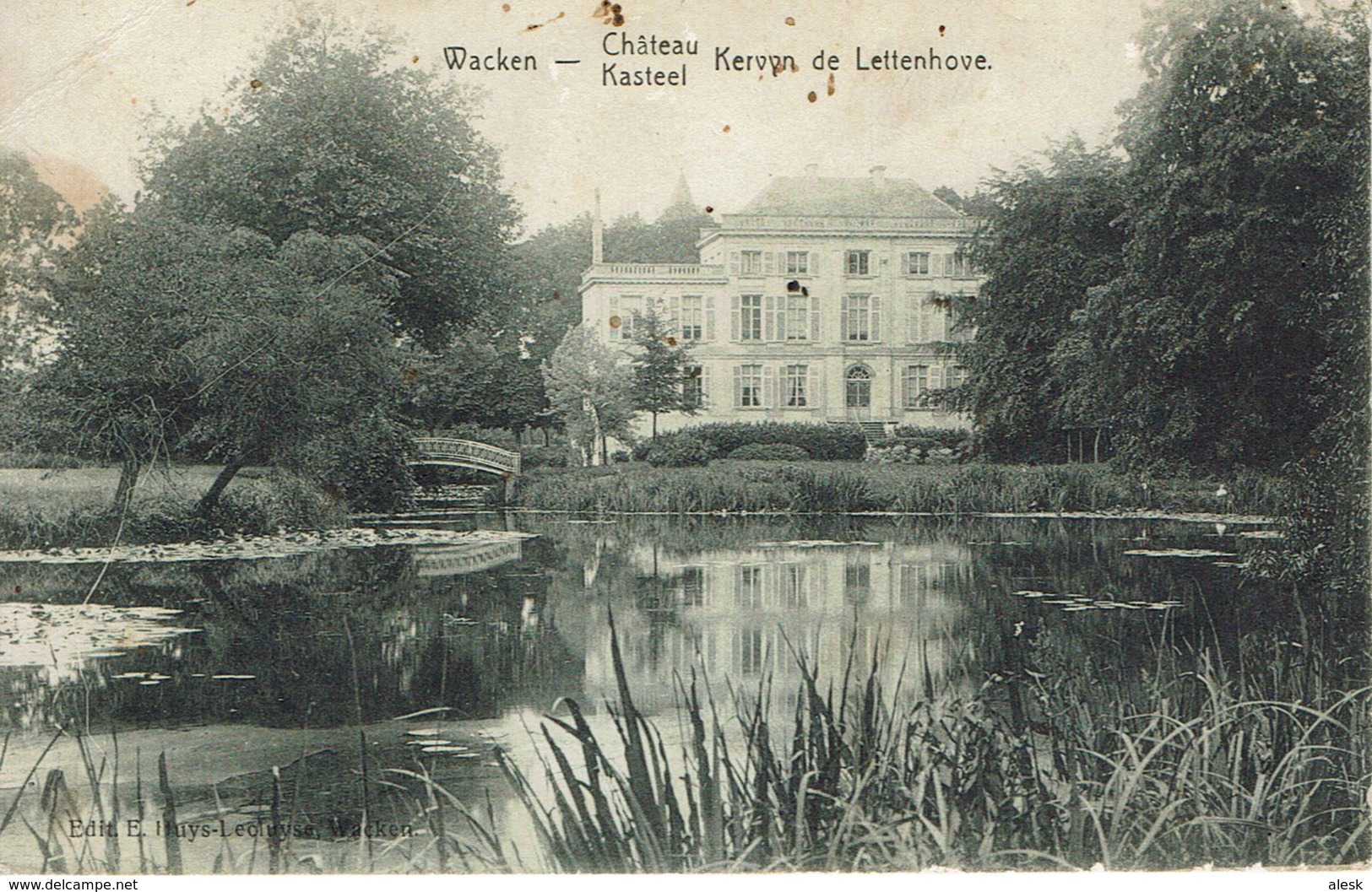 WACKEN - Château Kervyn De Lettenhove - Dentergem