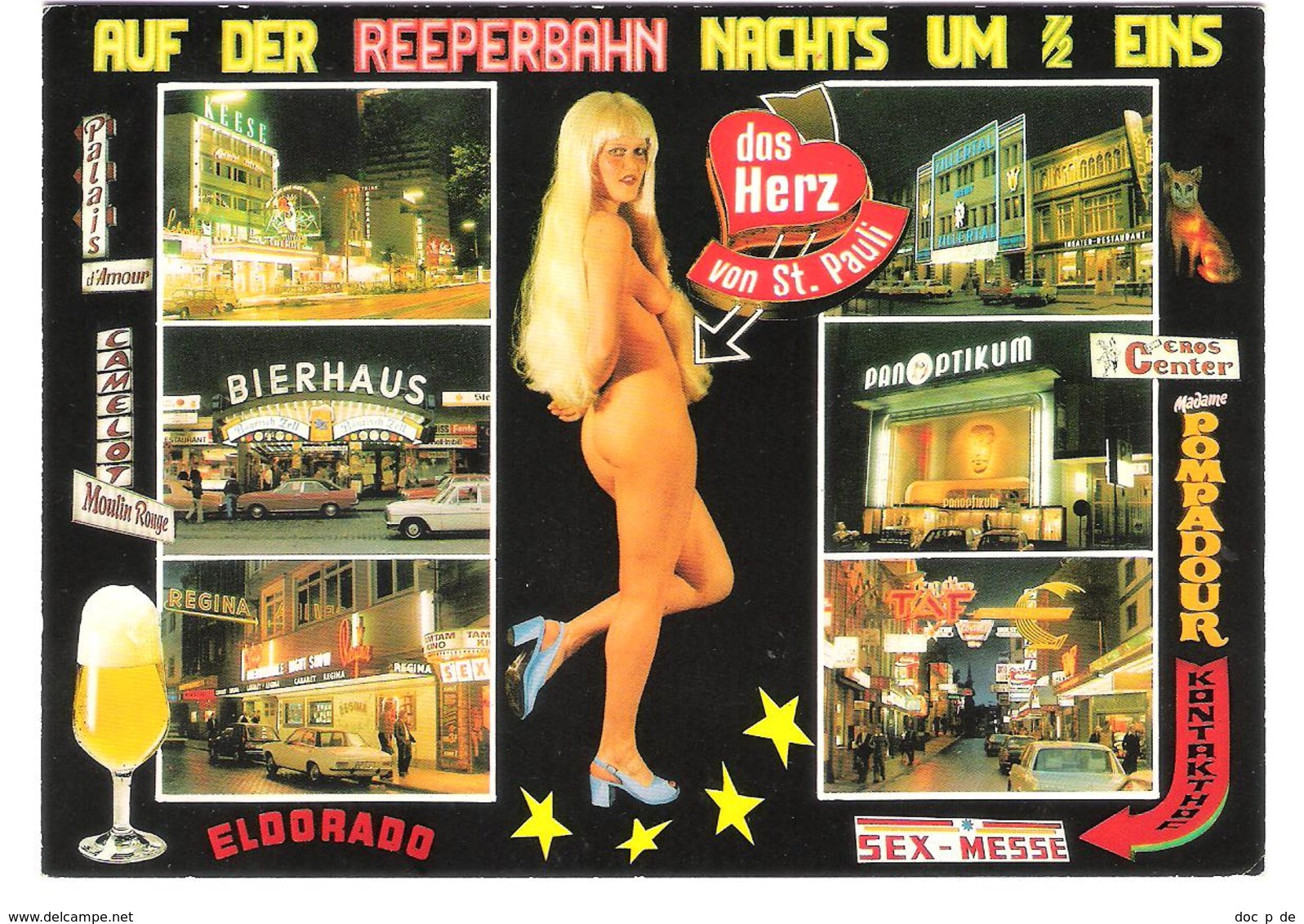 Germany - Hamburg - St. Pauli - Reeperbahn - PIN UP - Femme - Nude Girl - Woman - Frau - Erotic - Erotik - Pin-Ups