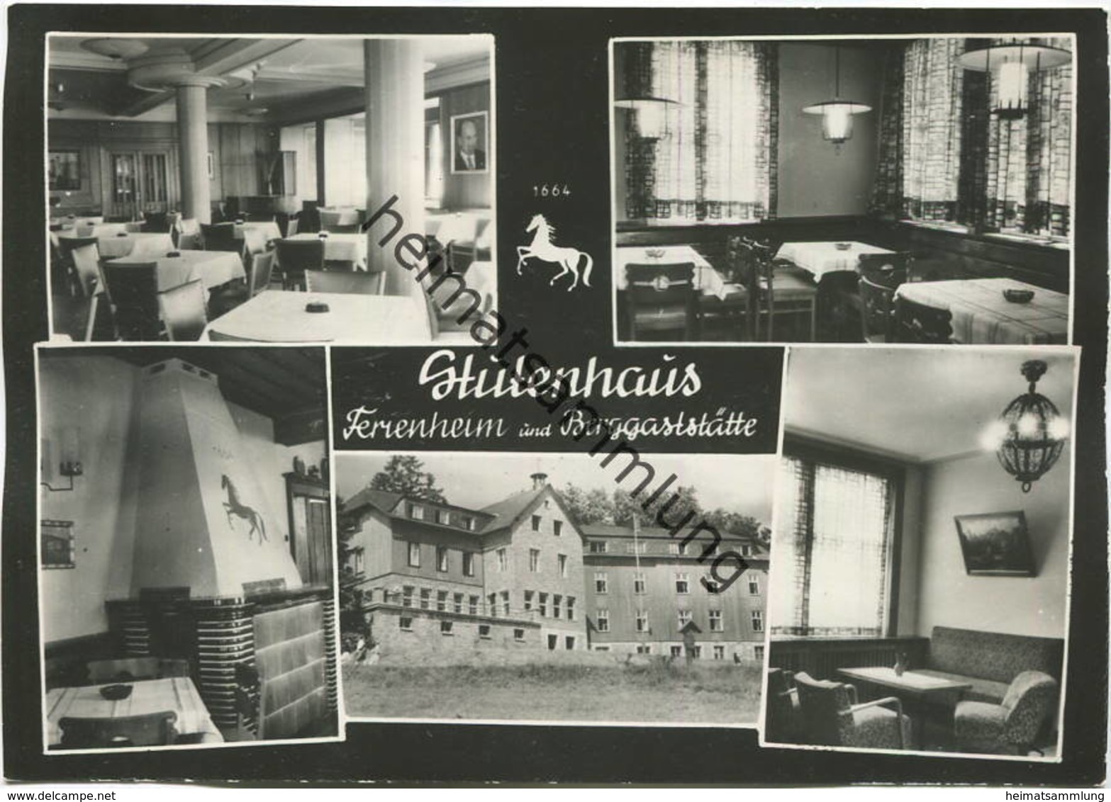 Vesser - Stutenhaus - Ferienheim Und Berggaststätte Der Carl-Zeiss-Stiftung - Foto-AK Grossformat Handabzug 60er Jahre - Suhl