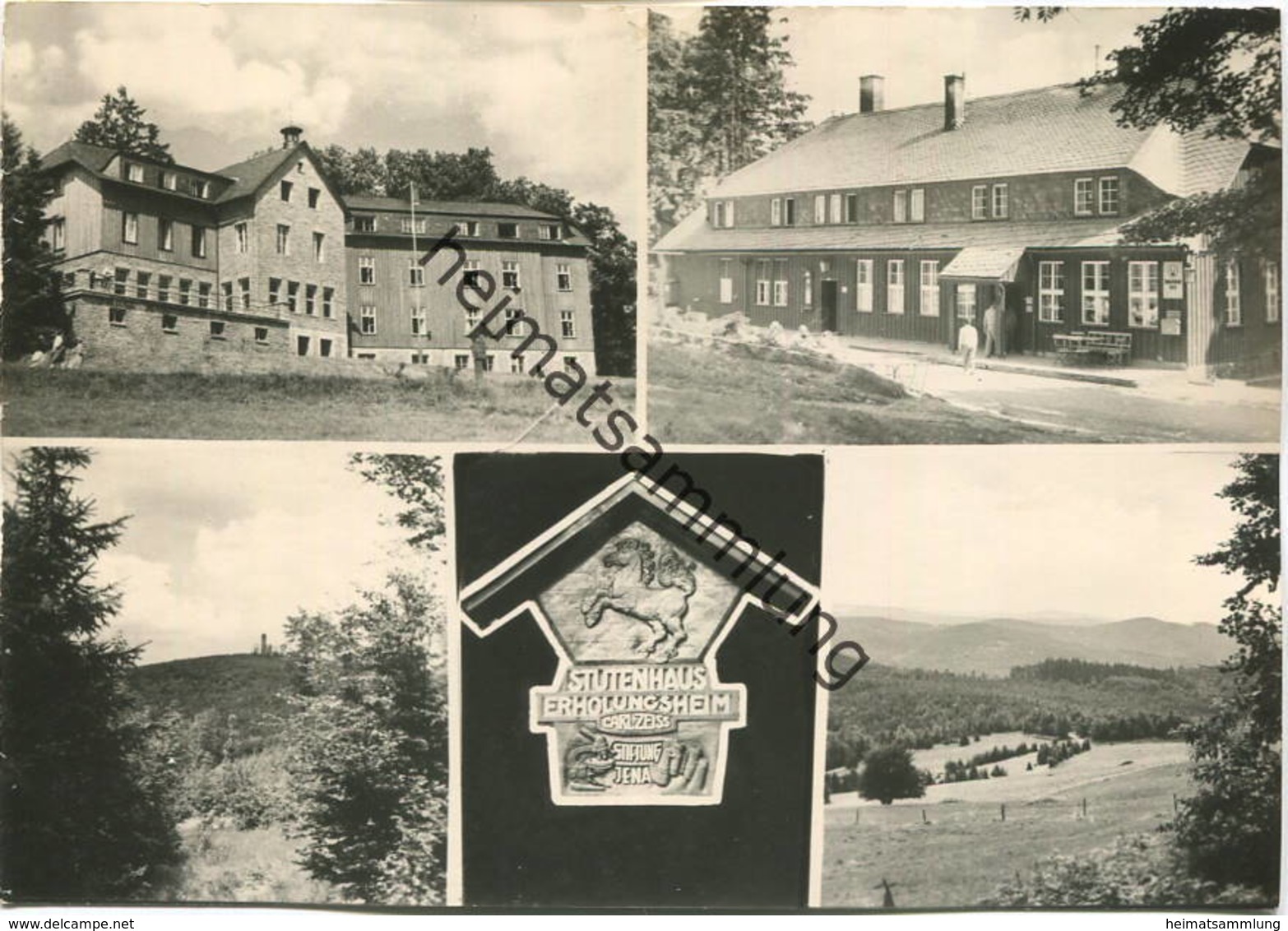 Vesser - Stutenhaus - Ferienheim Und Berggaststätte Der Carl-Zeiss-Stiftung - Foto-AK Grossformat Handabzug 60er Jahre - Suhl