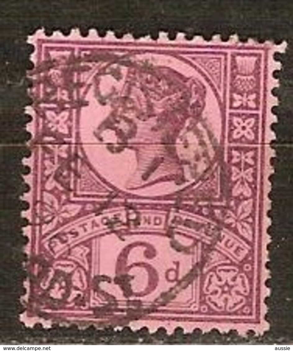 Grande Bretagne United Kingdom 1887-1900 Yvertn° 100 (o) Oblitéré Used Cote 10 Euro - Autres & Non Classés