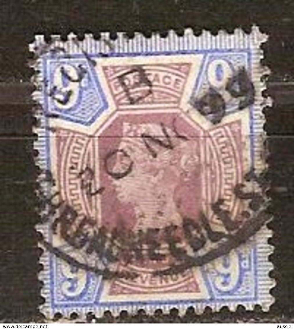 Grande Bretagne United Kingdom 1887-1900 Yvertn° 101 (o) Oblitéré Used Cote 50 Euro - Autres & Non Classés