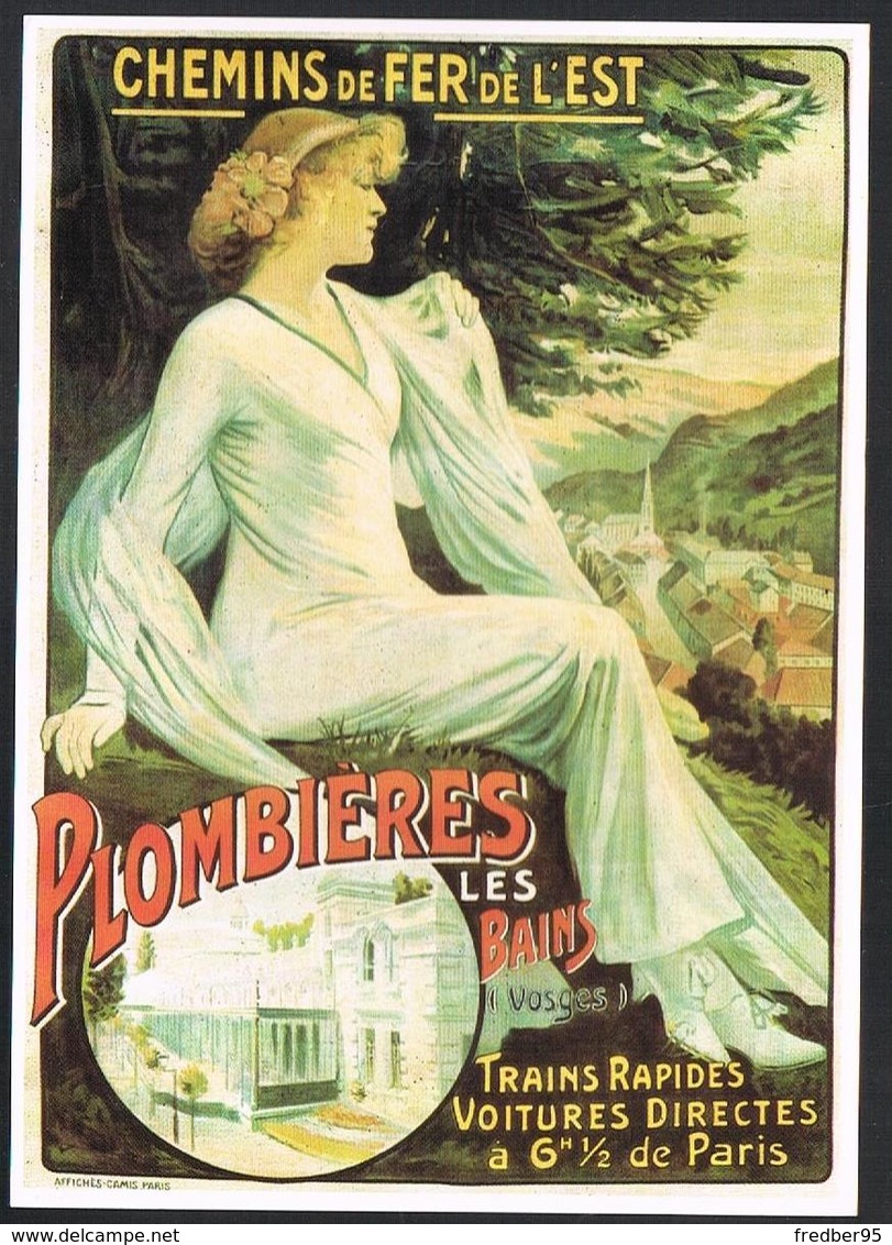 CP 88 - Vosges - Plombieres Les Bains - Repro Affiche "Chemin De Fer De L'Est" 1905 - Plombieres Les Bains