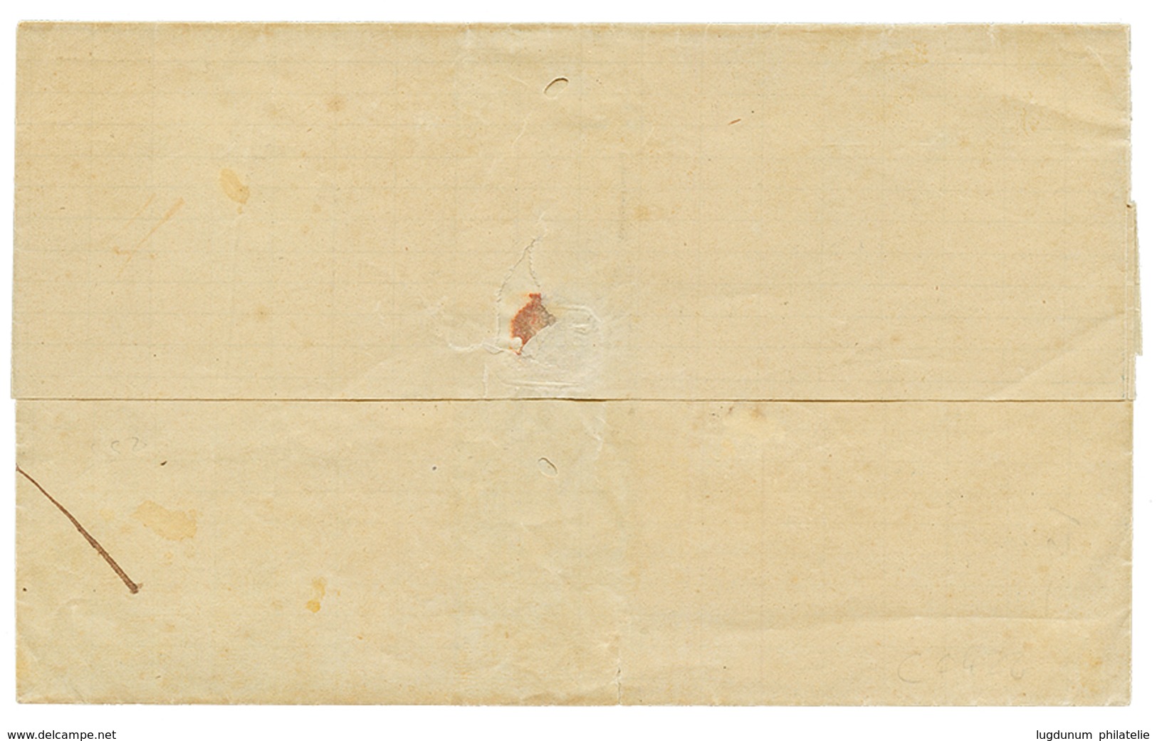 144 1875 CERES 10c(x2) + 80c Obl. GC 532 + BORDEAUX ETRANGER Sur Lettre Pour TAMPICO ( MEXIQUE ). TB. - 1871-1875 Ceres