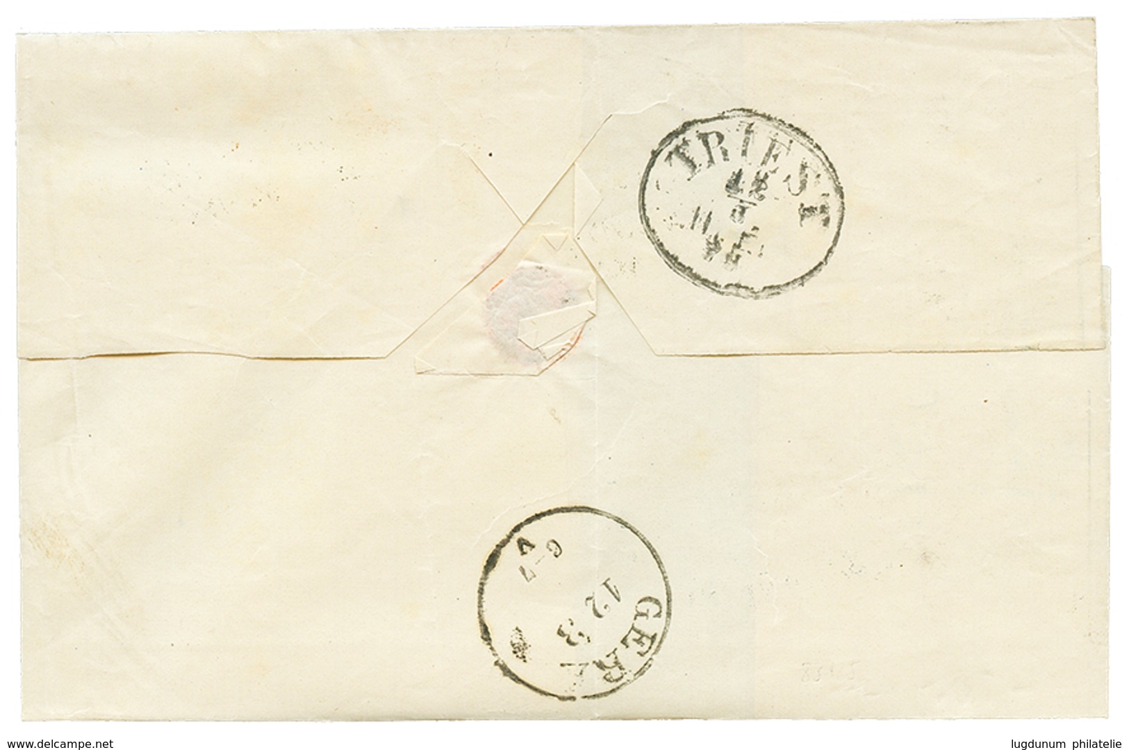 493 "SALONICH" : 5s + 10s Canc. SALONICH/4.MARS On Cover To GERA (GERMANY). Vf. - Levante-Marken