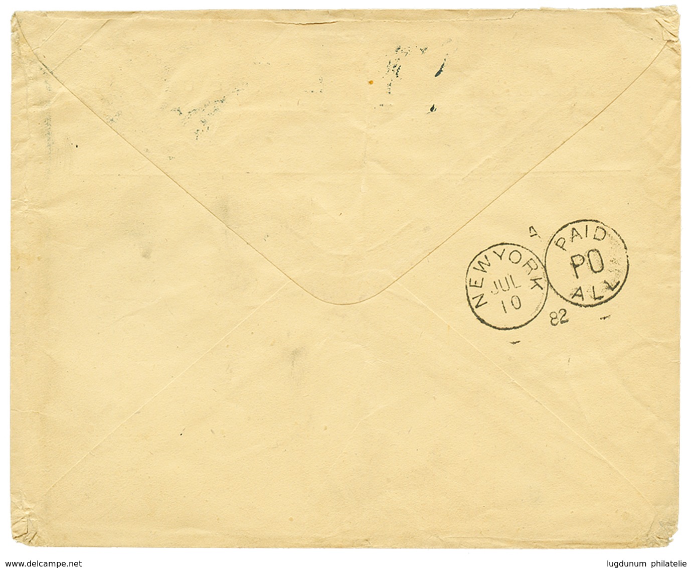 506 BELGIUM : 1882 20c(x6) + 5c Canc. ANVERS On Envelope To NEW-YORK(USA). Superb. - Other & Unclassified