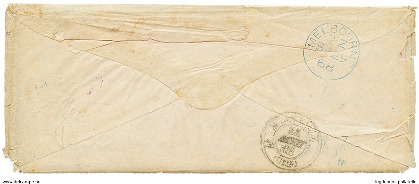 568 1868 COBLENZ/ F. + P.D On Envelope With Text (12 Pages) To MELBOURNE (AUSTRALIA). RARE. Vf. - Otros & Sin Clasificación