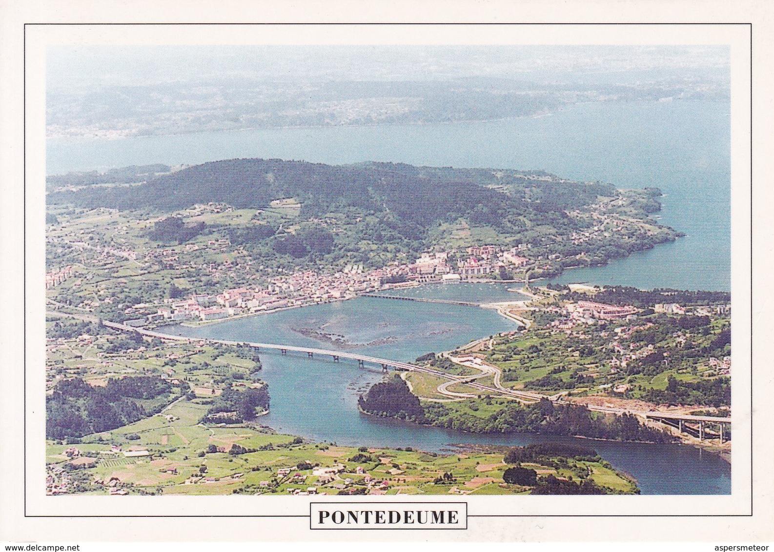 PONTEDEUME, CORUÑA. VISTA GENERAL.-BLEUP - La Coruña