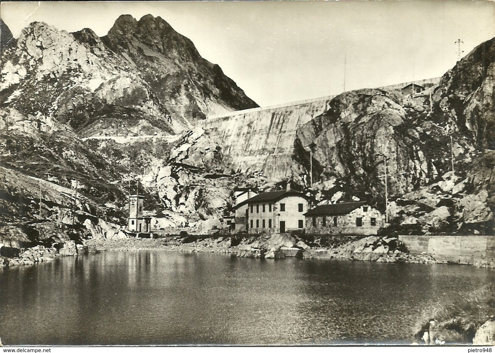 Alta Valle Seriana (Bergamo) Lago Canale Con La Diga Del Lago Nero - Bergamo