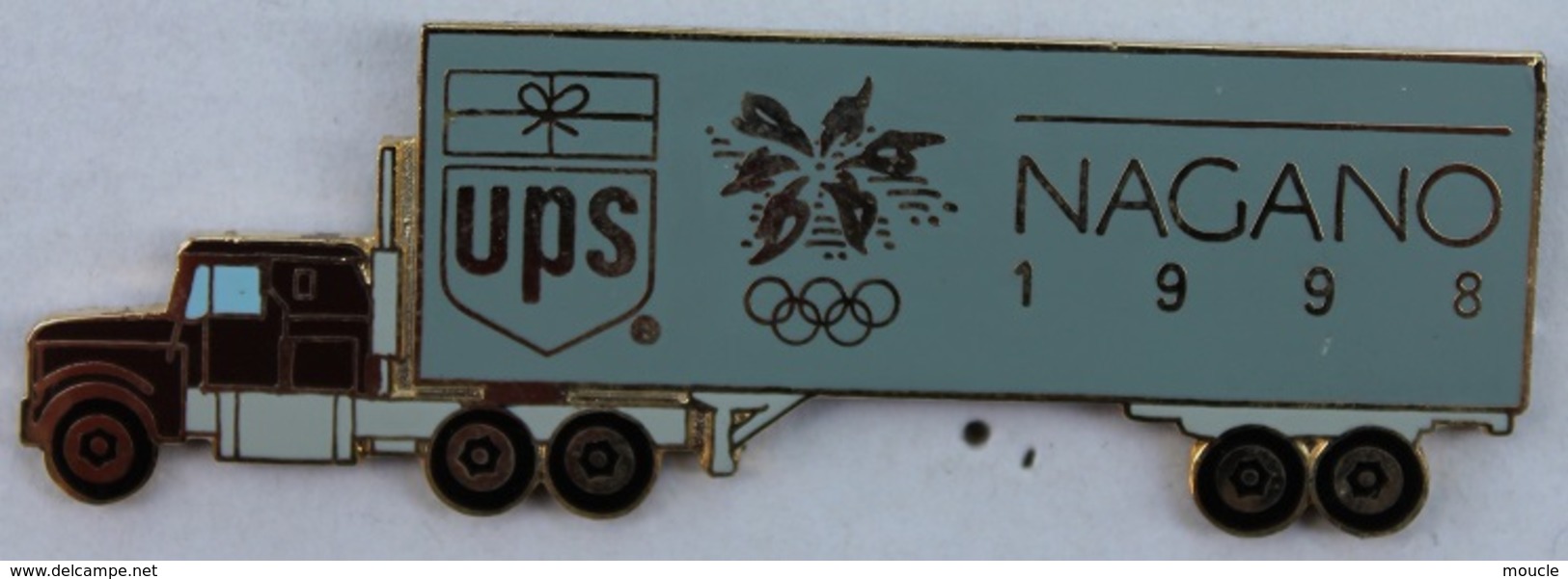 JEUX OLYMPIQUES - NAGANO 1998 - SPONSOR - UPS - CAMION - TRUCK  - JAPON -                           (ROSE) - Olympische Spelen