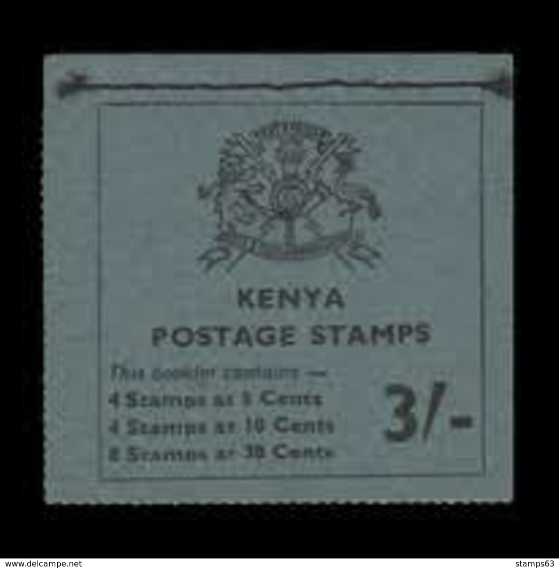 KENYA, 1966, Booklet 2, 3s Animals - Kenya (1963-...)