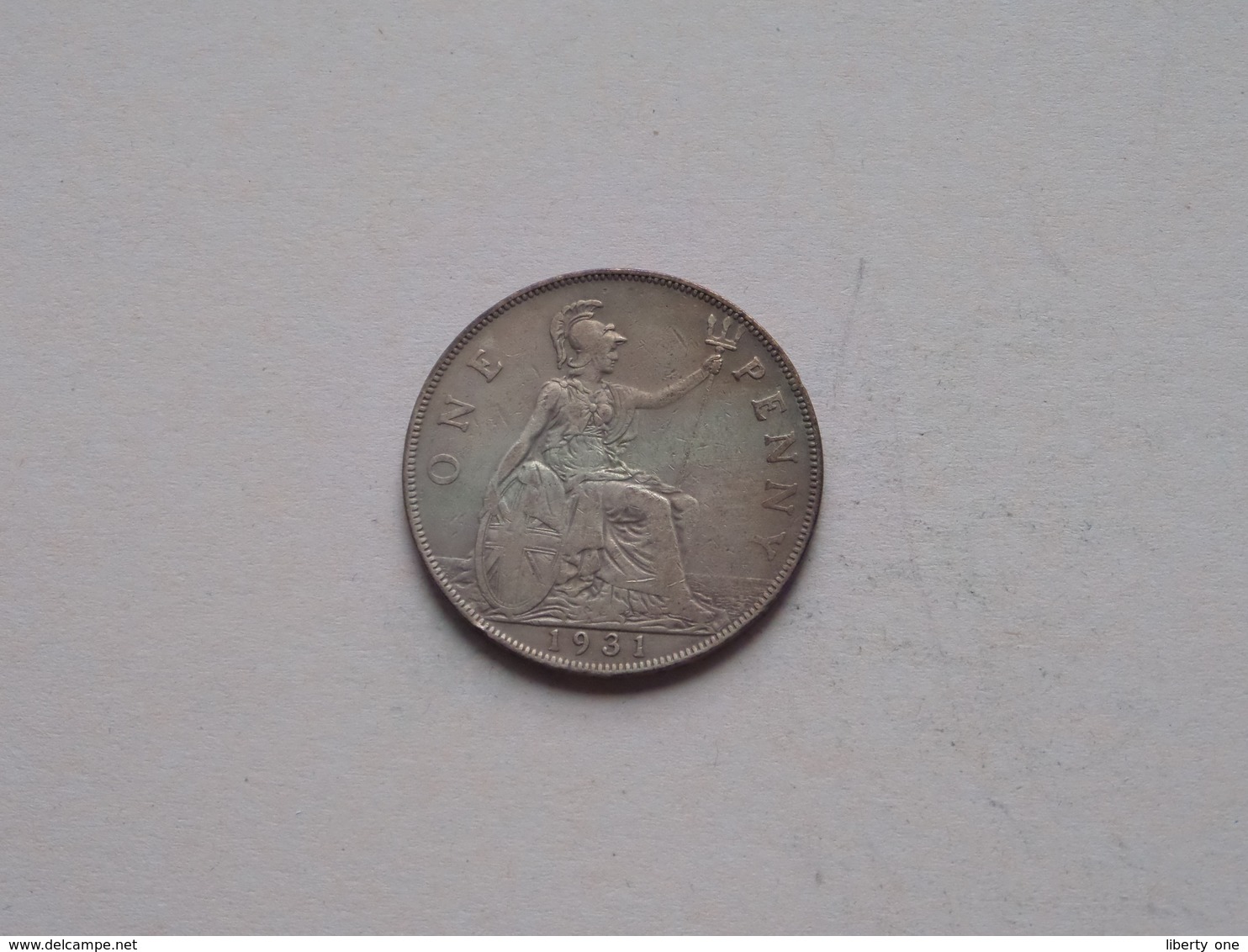 1931 - 1 Penny / KM 838 ( For Grade, Please See Photo ) ! - D. 1 Penny
