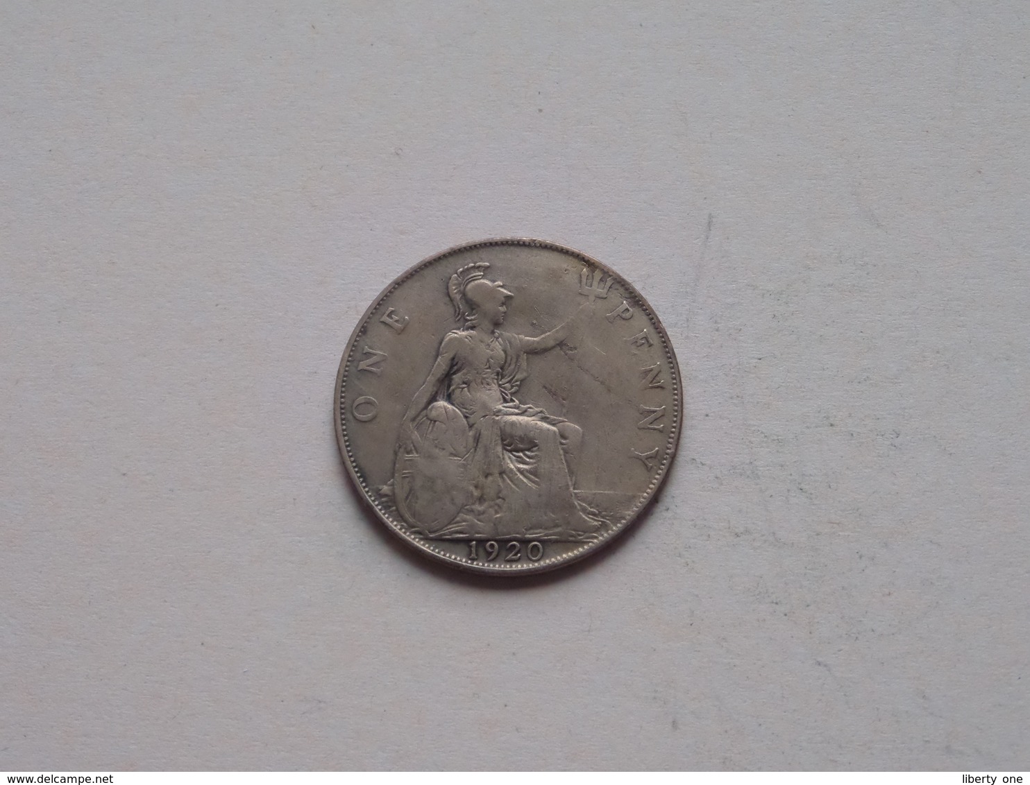 1920 - 1 Penny / KM 810 ( For Grade, Please See Photo ) ! - D. 1 Penny