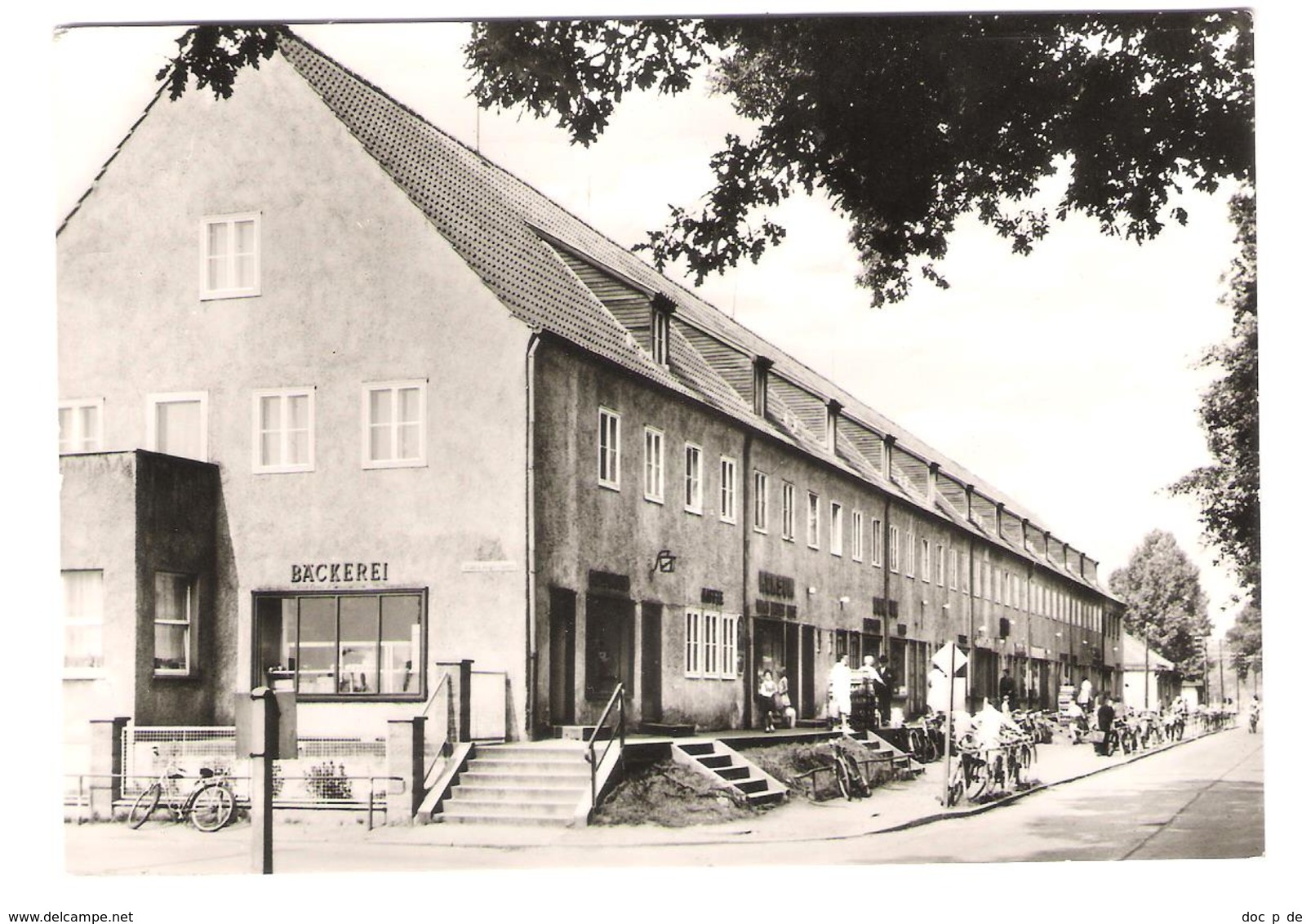 Deutschland - Leegebruch ( Mark ) - Eichenallee - Alte Strassenansicht - Bäckerei - Leegebruch