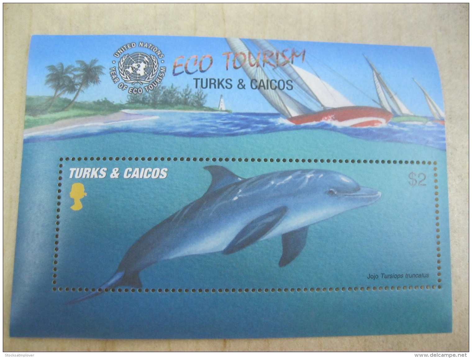 Turks And Caicos Islands Marine Life Fish 2002 UN YEAR OF ECO TOURISM  I201804 - Turks And Caicos