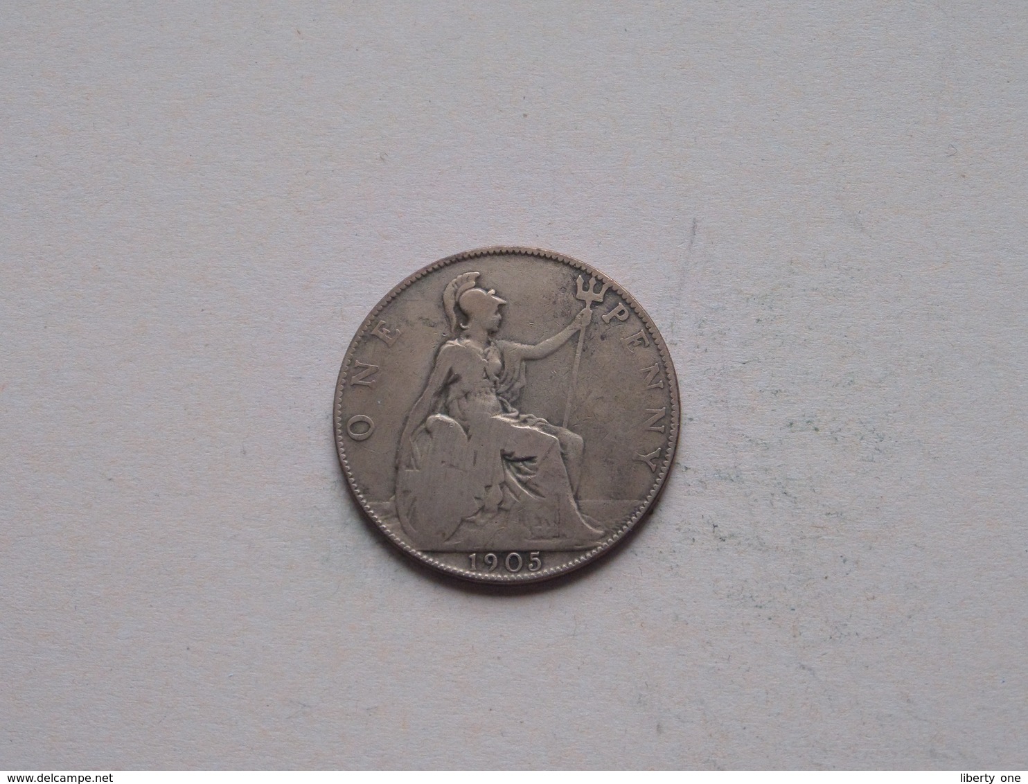 1905 - 1 Penny / KM 794.2 ( For Grade, Please See Photo ) ! - D. 1 Penny