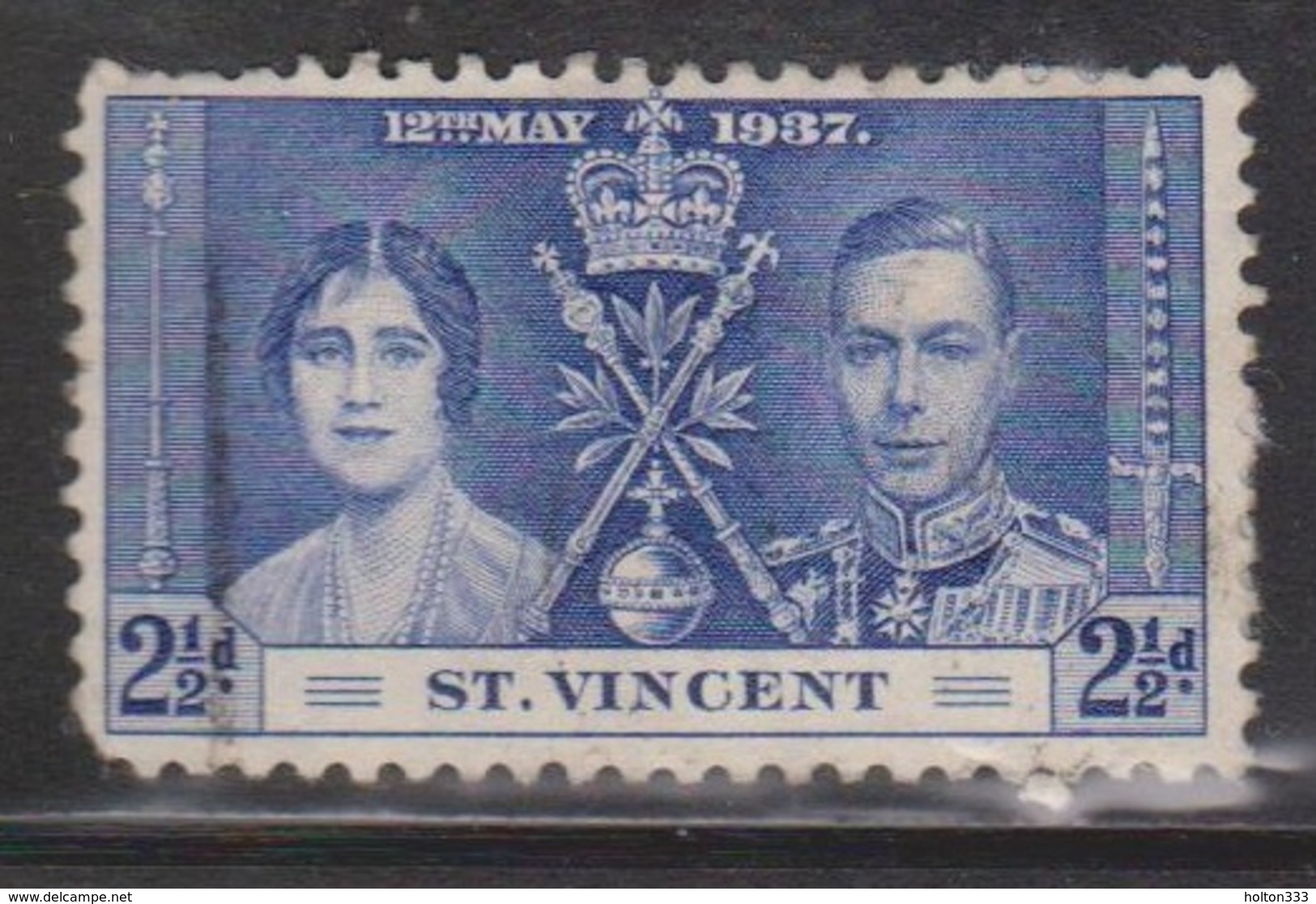 ST VINCENT Scott # 140 Used - KGVI Coronation - St.Vincent (...-1979)