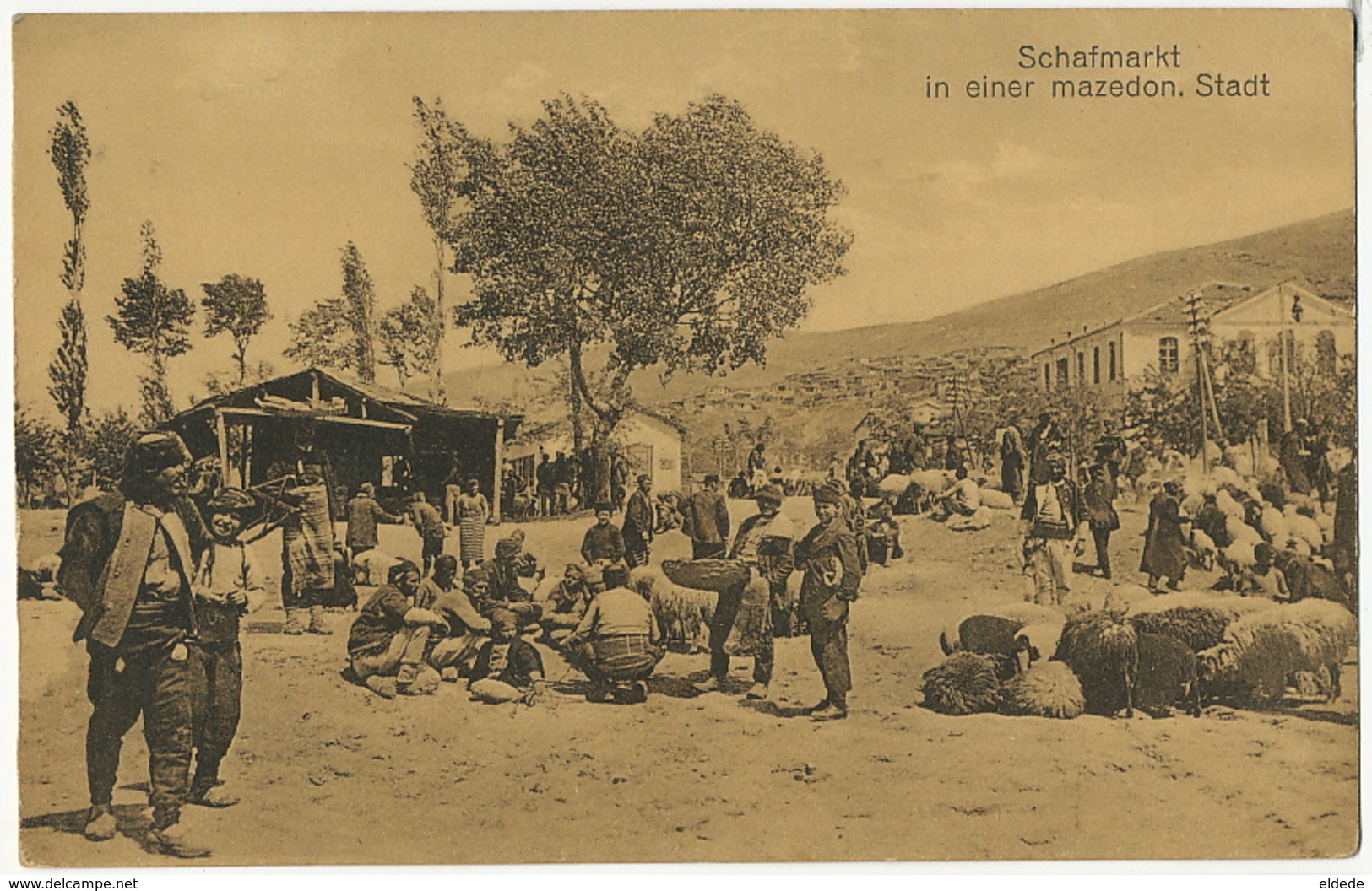 Shafmarkt In Einer Mazedon. Stadt No A 81 - Macédoine Du Nord