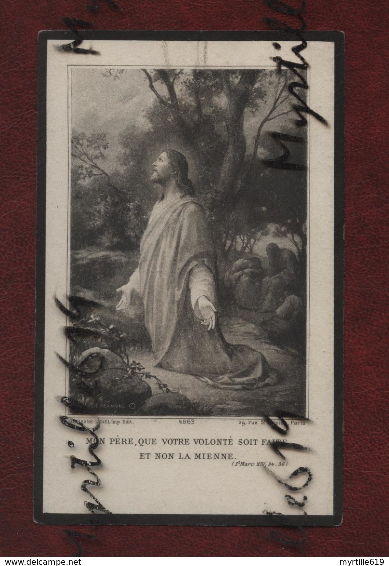 Faire-part De Décès - (1918) Memento Madame Breton Née Marie Abgrall - Obituary Notices