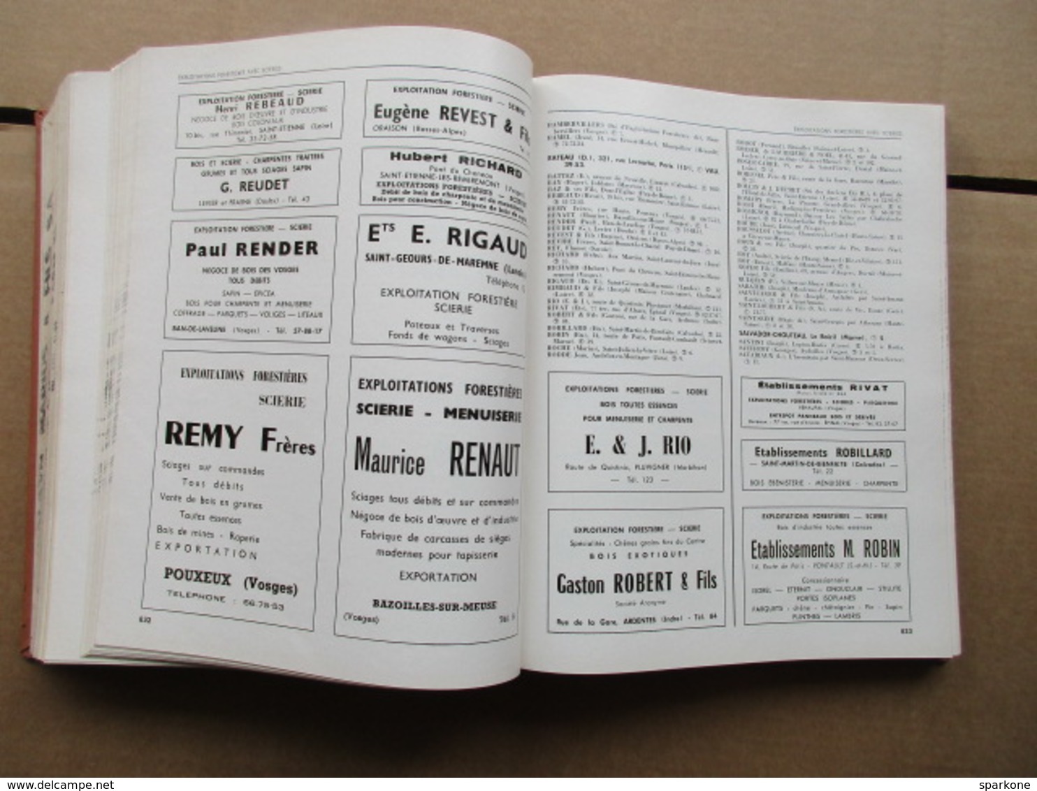 Annuaire général du Commerce et des industries du Bois / Ufap / 1961 - 1962