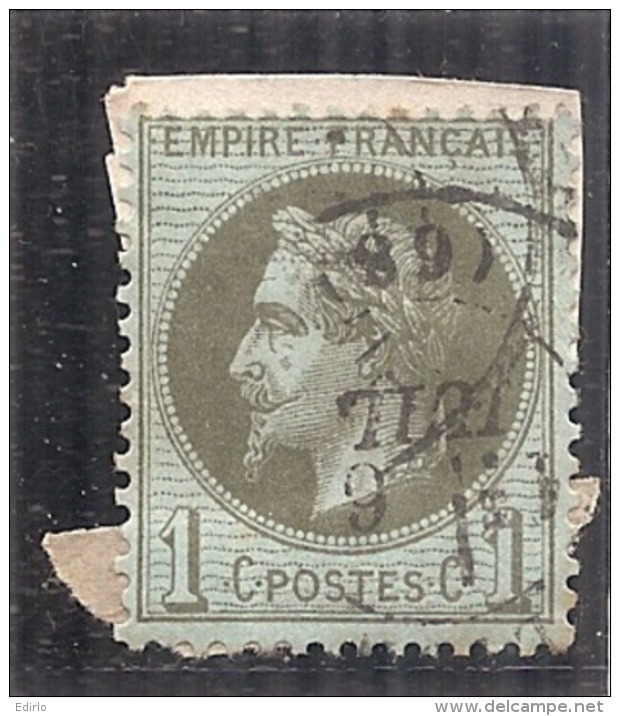 ---  NAPOLEON LAURE Côte 20&euro; --- N 25 - TTB - 1863-1870 Napoléon III Con Laureles