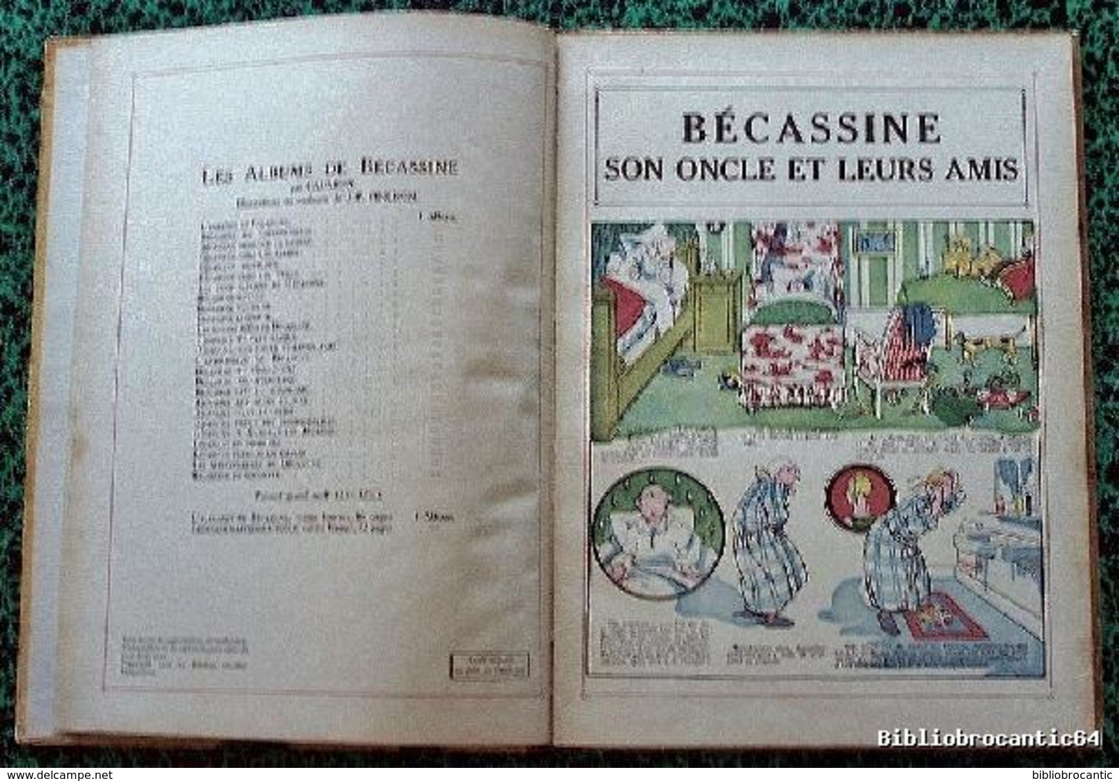 * BECASSINE < SON ONCLE ET LEURS AMIS * Illustré Par J. P. PINCHON 1950 - Bécassine