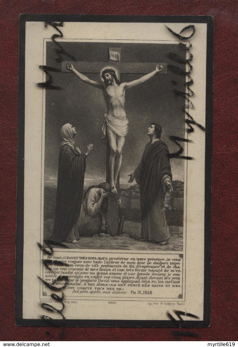 Faire-part De Décès - (1918) Memento Madame Louis Abgrall Née Elisa Soubigou - Landivisiau - Avvisi Di Necrologio