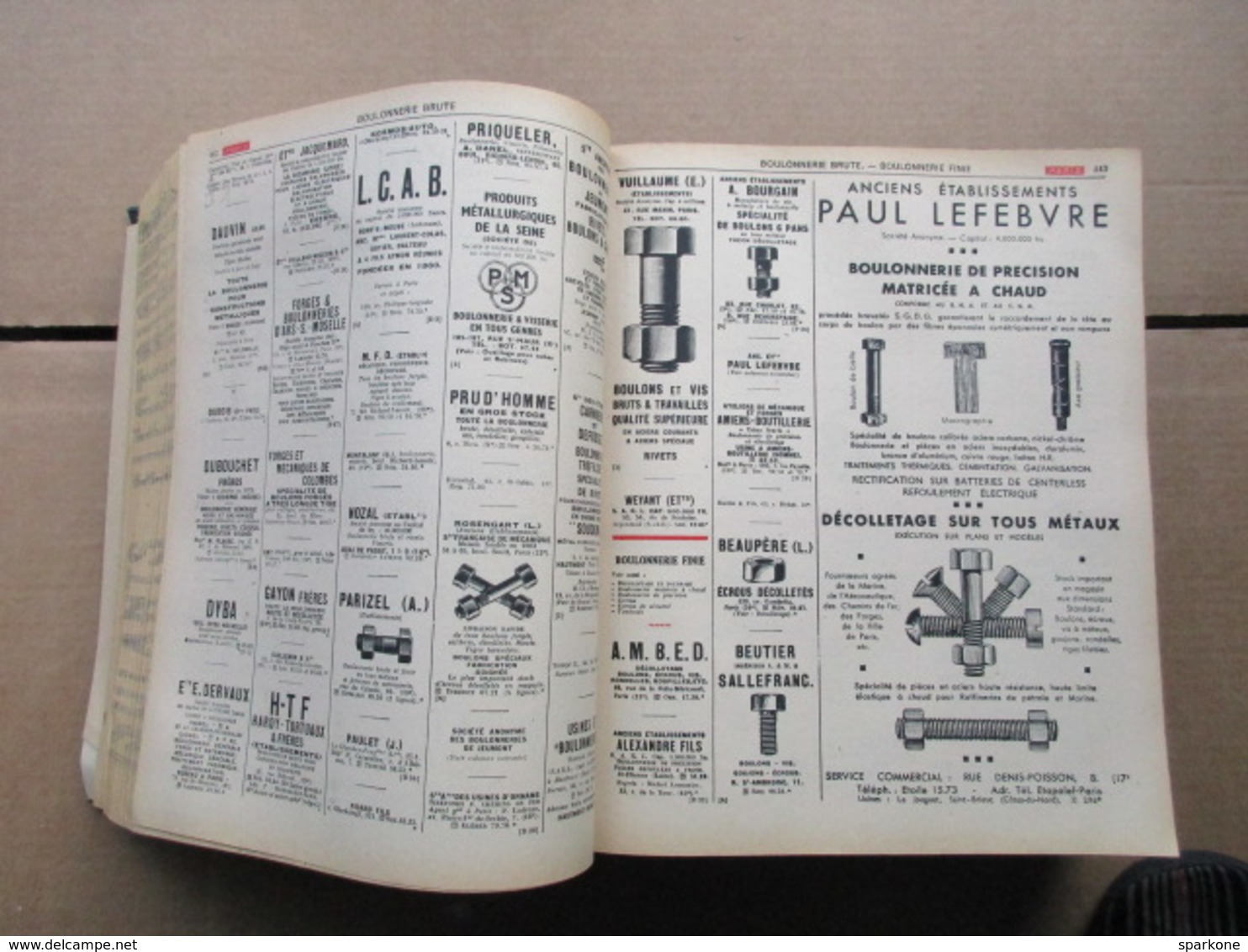 Annuaire du Commerce / Didot-Bottin / Tome I / Professions Paris A à M de 1947