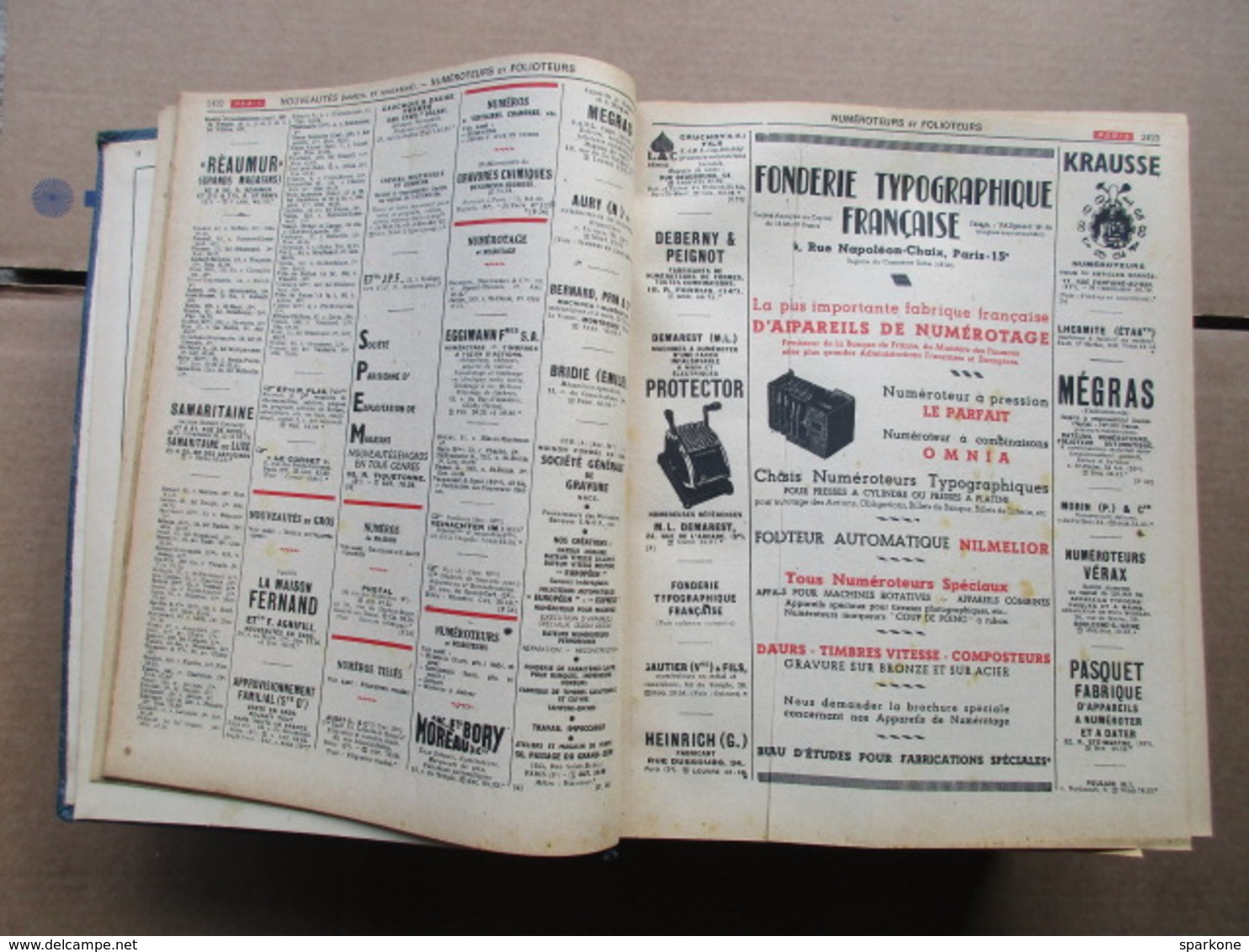 Annuaire du Commerce / Didot-Bottin / Tome II / Professions Paris N à Z de 1947