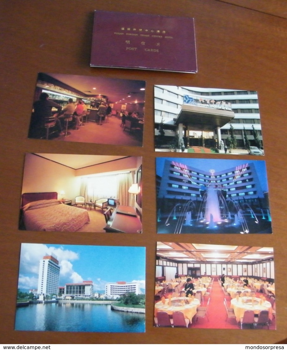 6 CARTOLINE, CINA  FUJIAN FOREING TRADE CENTRE HOTEL , FIINE 900, NUOVE NON VIAGGIATE - Cina