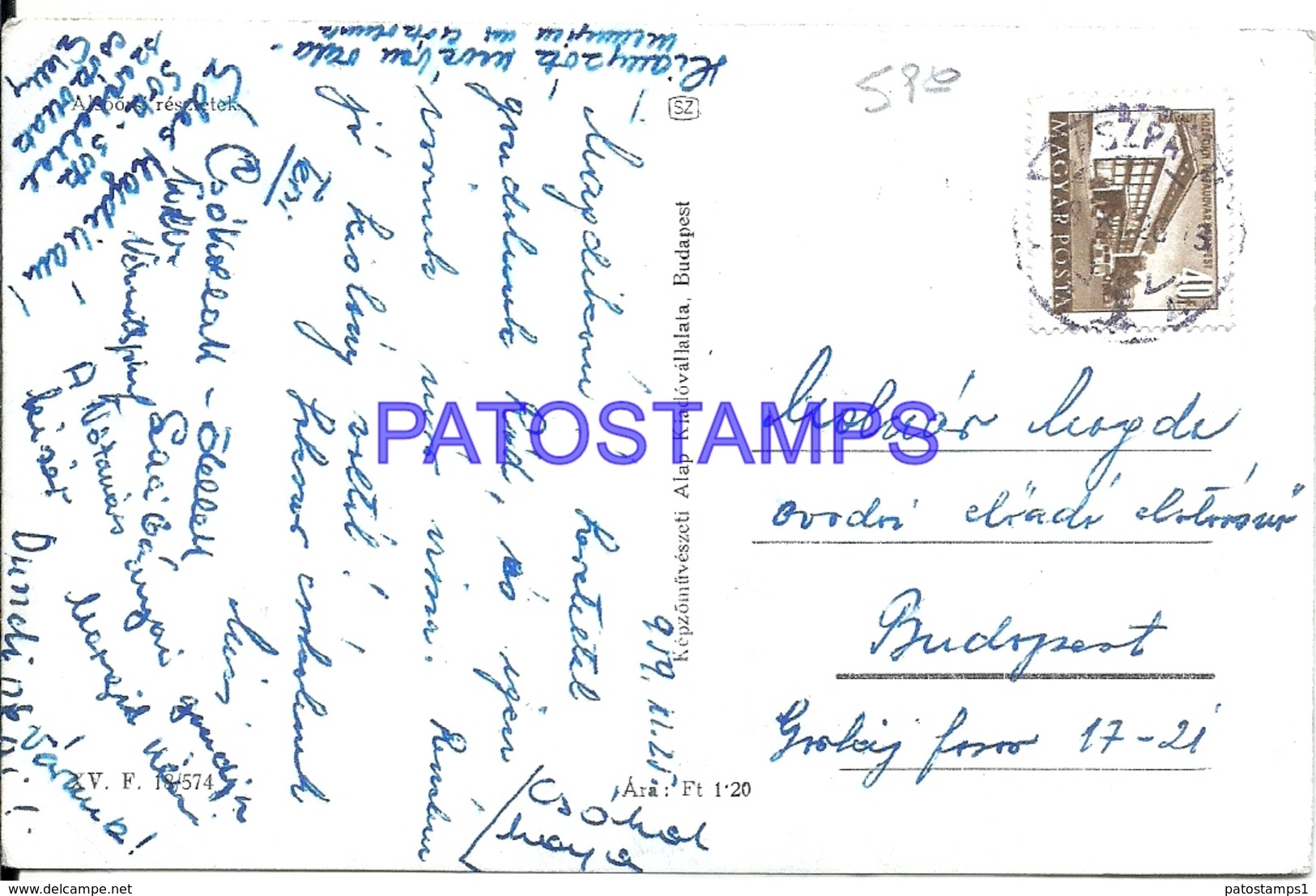 93093 HUNGARY HELP MULTI VIEW BREAK CIRCULATED TO BUDAPEST POSTAL POSTCARD - Bolivië