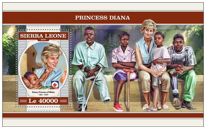 Z08 SRL18214b SIERRA LEONE 2018 Princess Diana MNH ** Postfrisch - Sierra Leone (1961-...)