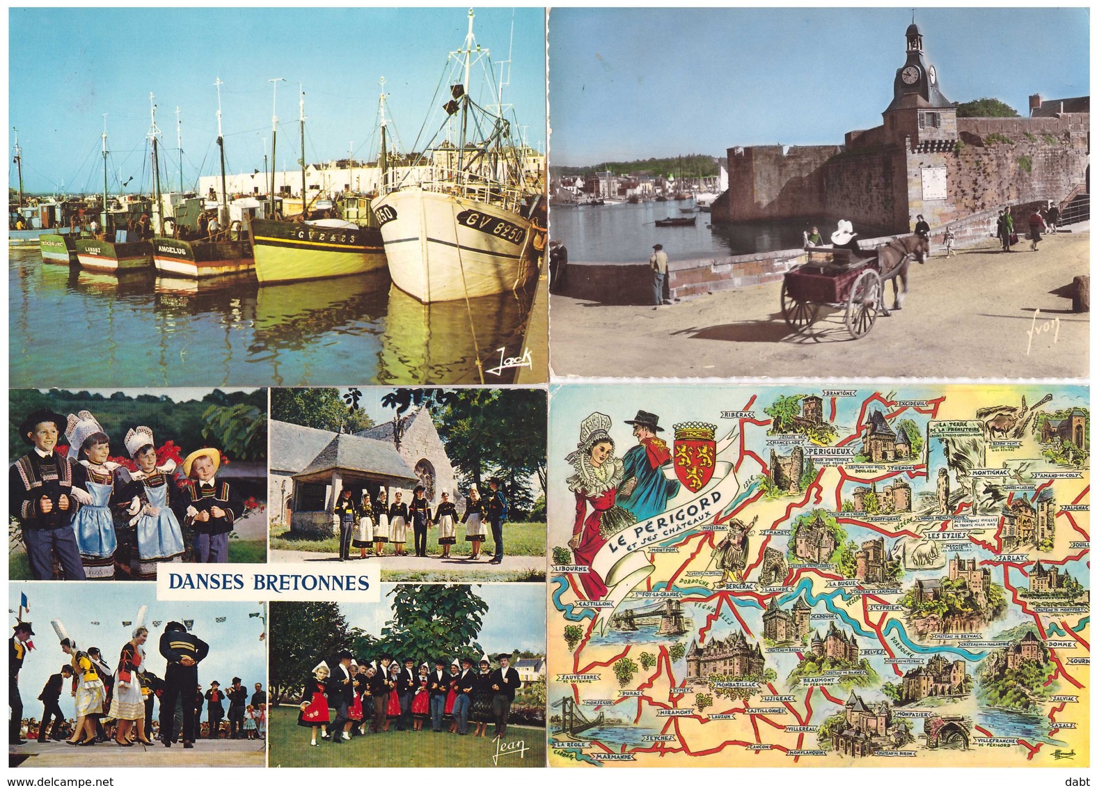 Lot 910 Cartes Postales De France  , Toutes Les Cartes Scannées Sont Incluses - 500 CP Min.