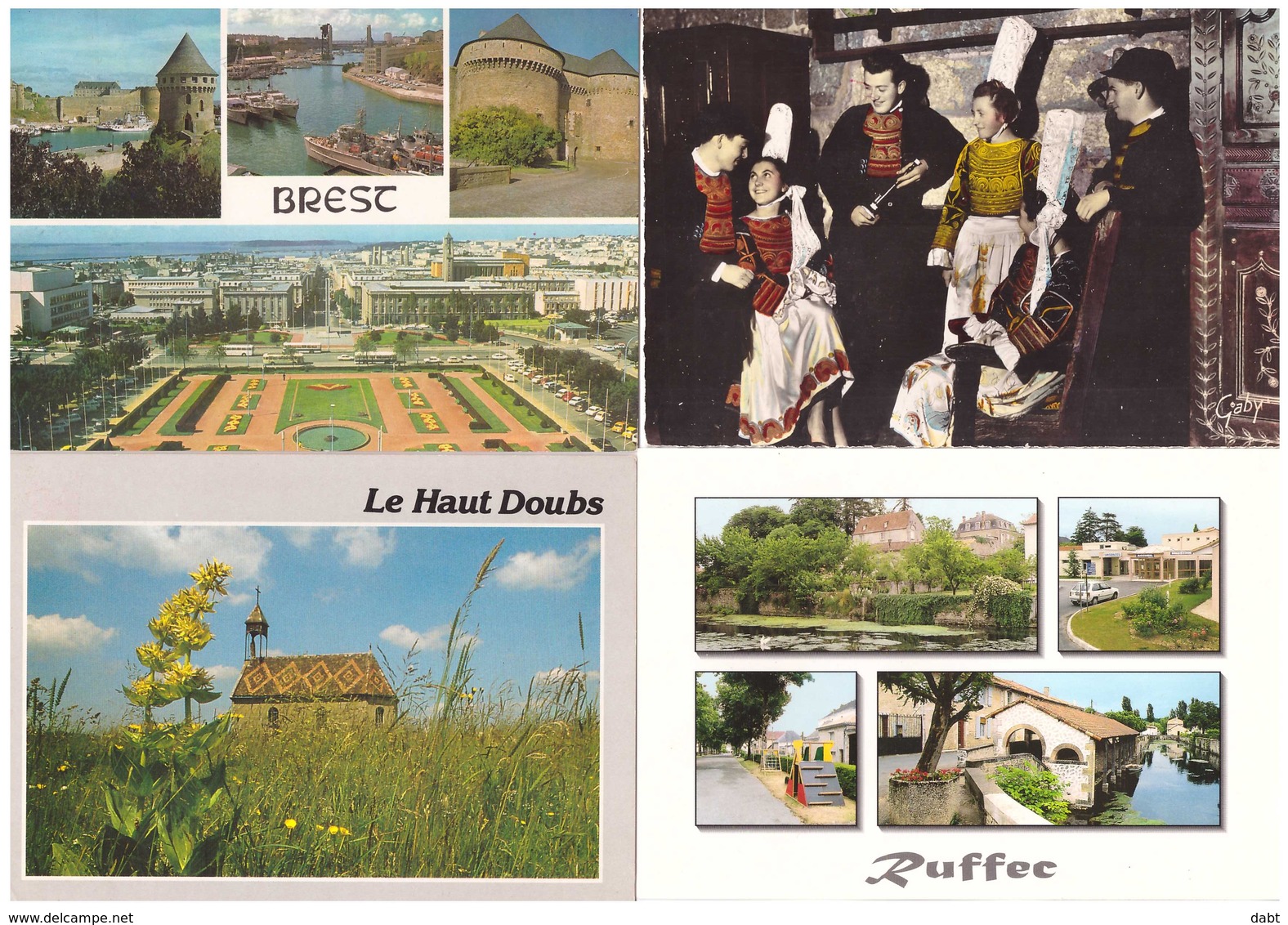 lot 910 cartes postales de France  , toutes les cartes scannées sont incluses