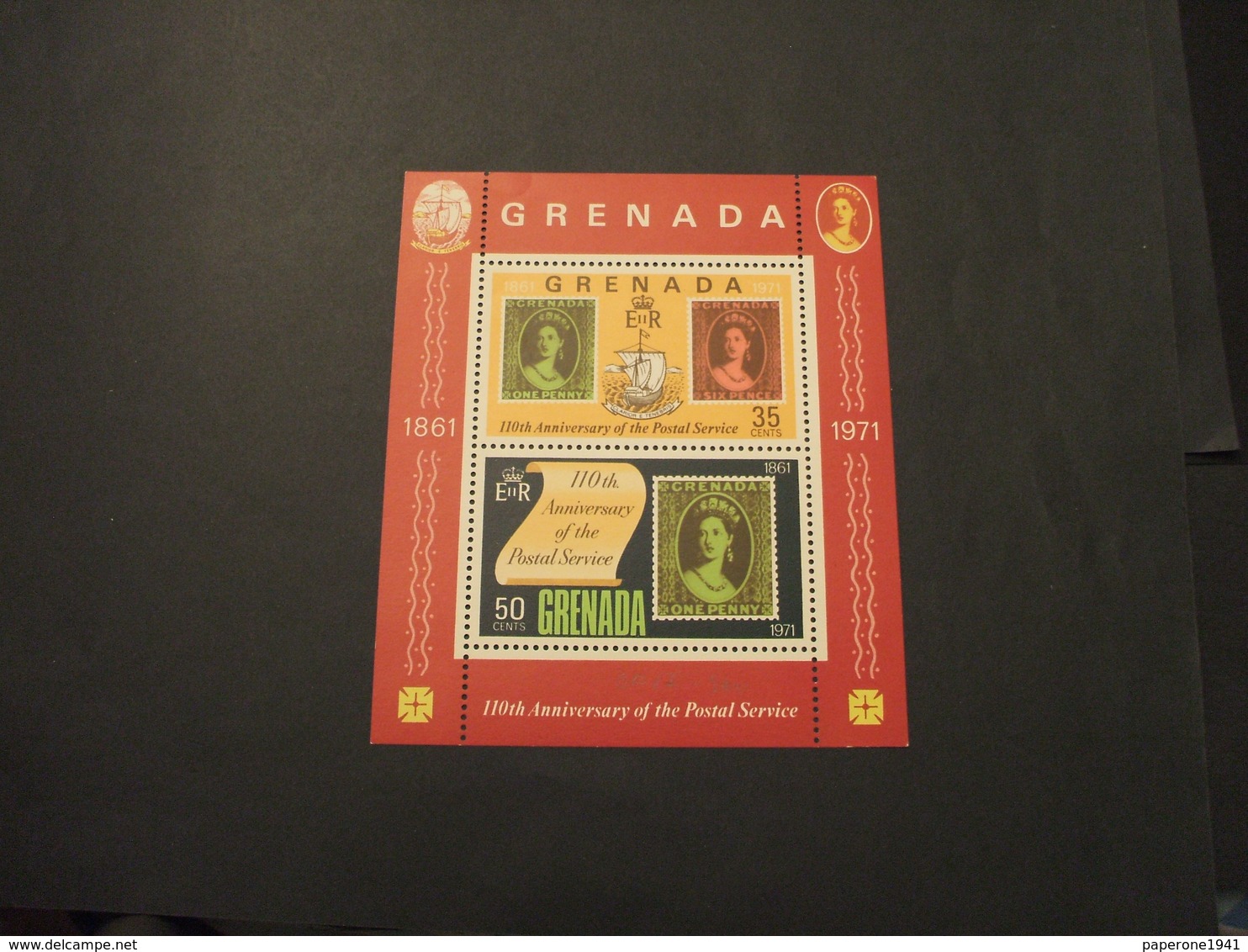 GRENADA - BF 1971 POSTA  - NUOVI(++) - Grenada (1974-...)