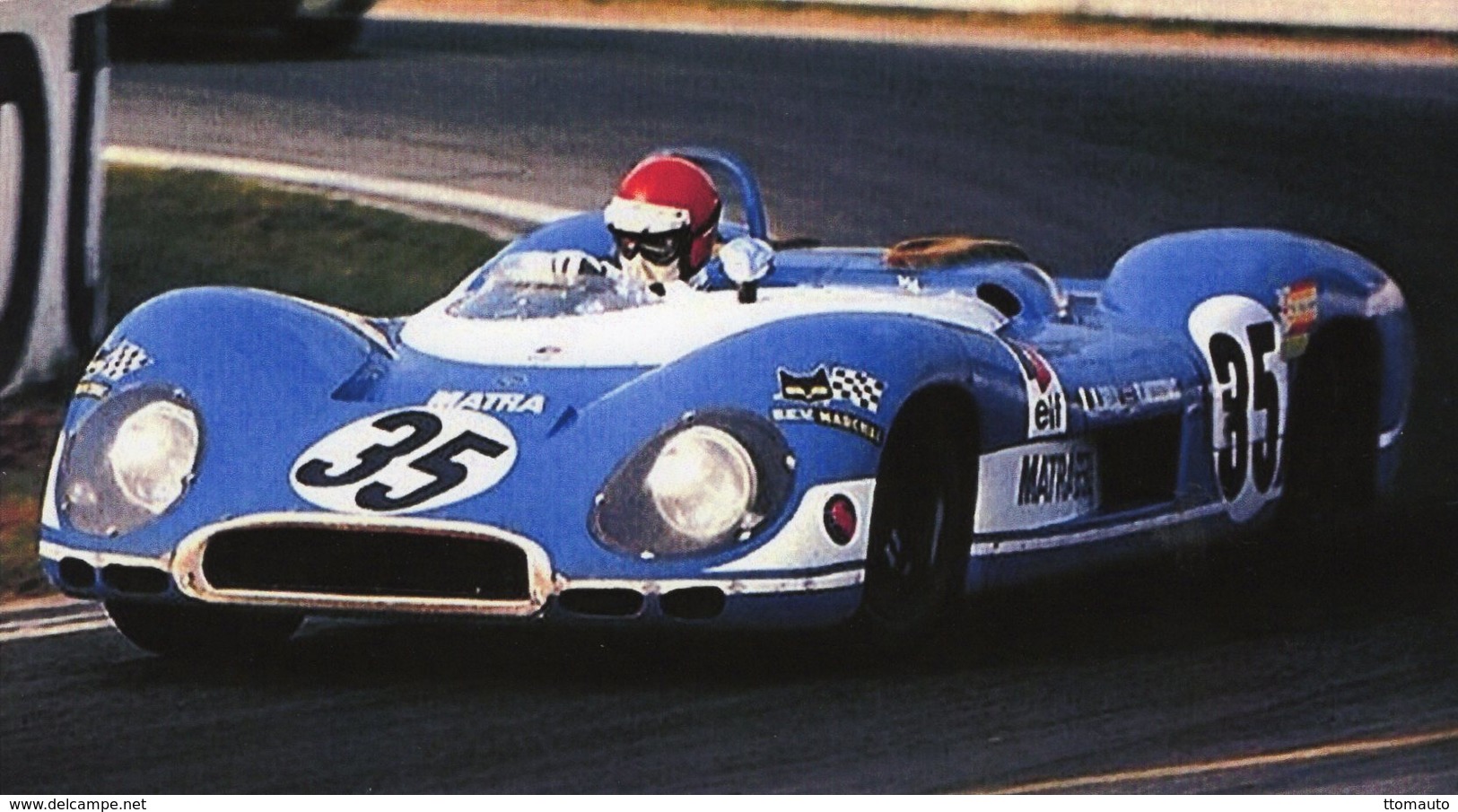 24 Heures Du Mans 1969  - Matra Simca MS 670  -  Pilote: Nanni Galli  -  15x10 PHOTO - Le Mans