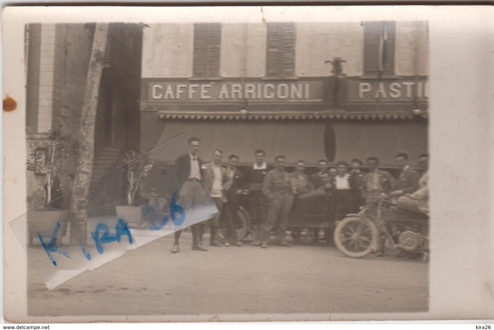 Bellano Lecco Via Vittorio Veneto Bar Caffè Testori Auto Epoca Animata Fotografica - Altri & Non Classificati