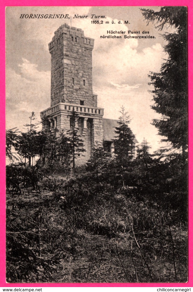 Hornisgrinde - Neuer Turm. - Höchsfer Punkt Des Nördlichen Schwarzwaldes - H. STING - 1925 - Sasbach