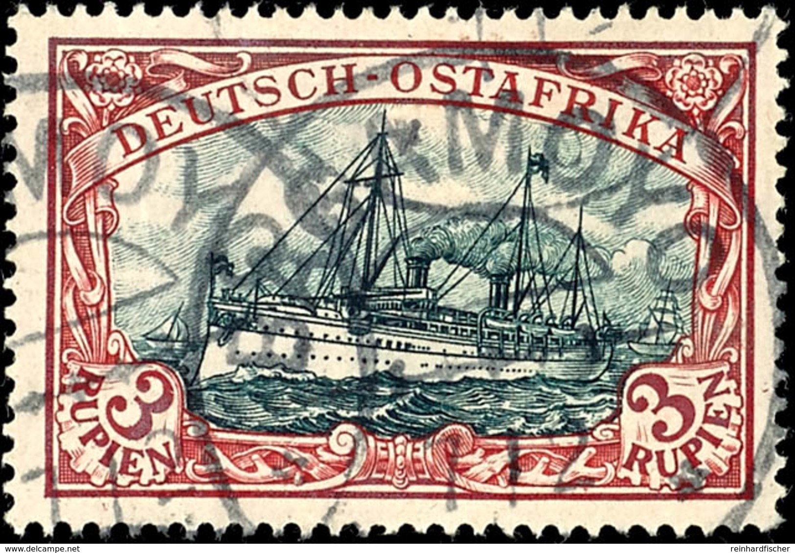 4884 1901, Kpl. Satz, Nr. 19 Und 20 Je Auf Briefstück, Tadellos, Mi. 450.-, Katalog: 11/21 O - Afrique Orientale