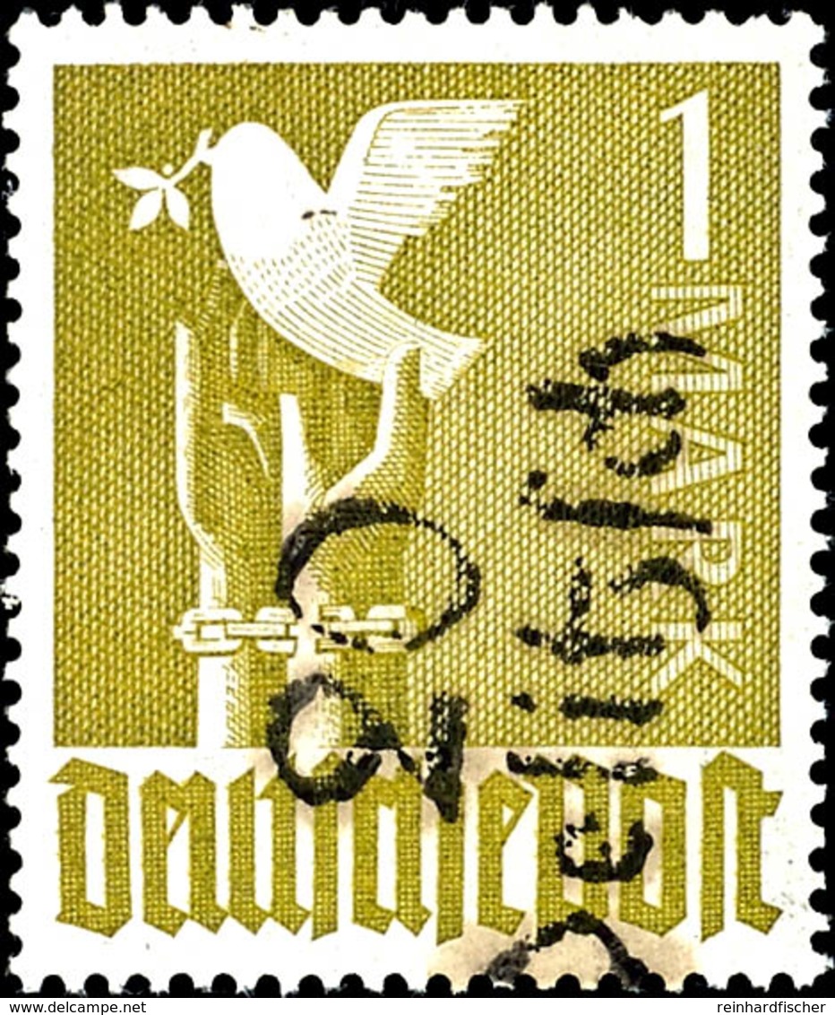 6416 DELITZSCH, 1 M. Taube Mattbraunoliv, Tadellos Postfrisch, Gepr. Herbst BPP, Katalog: IIaIVb ** - Other & Unclassified