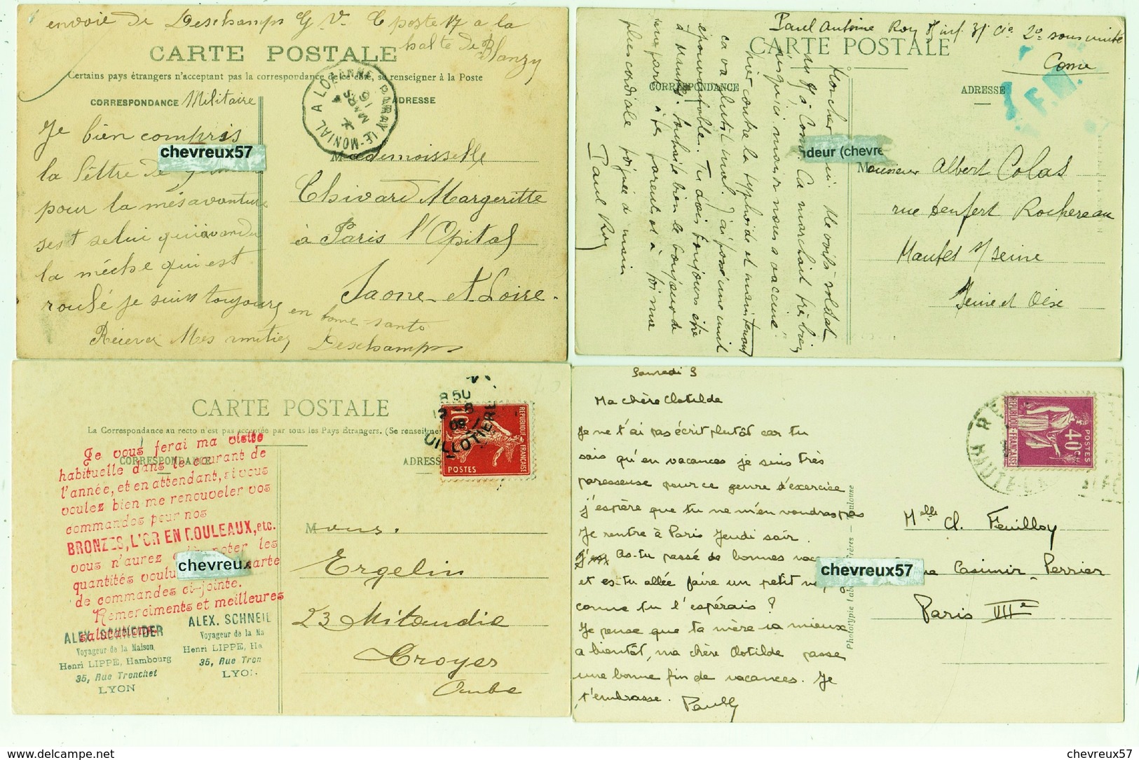 LOT 5 - VILLES ET VILLAGES DE FRANCE - 30 cpa - Diverses Régions