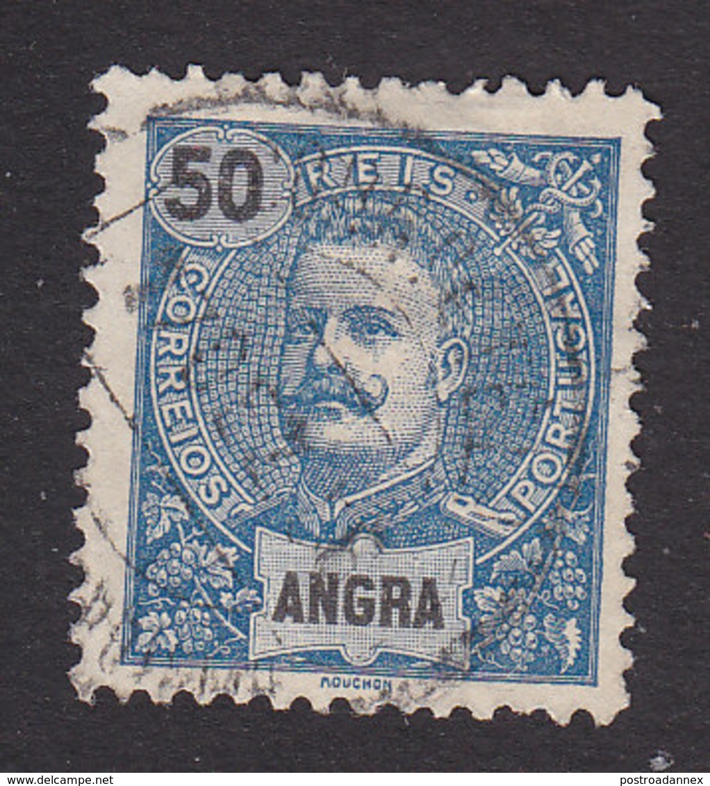 Angra, Scott #22, Used, King Carlos, Issued 1897 - Angra