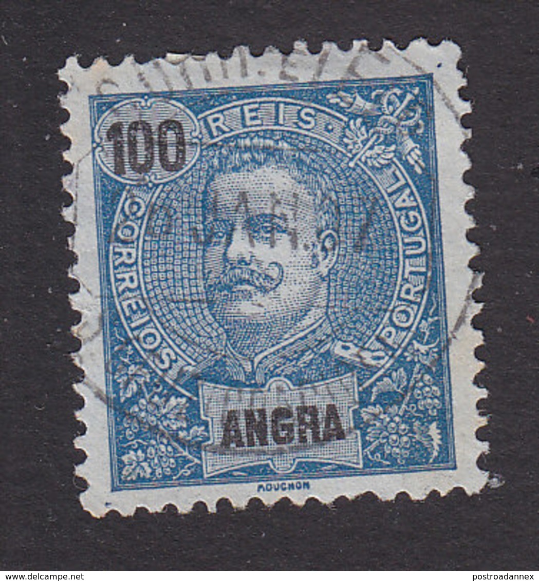 Angra, Scott #28, Used, King Carlos, Issued 1897 - Angra