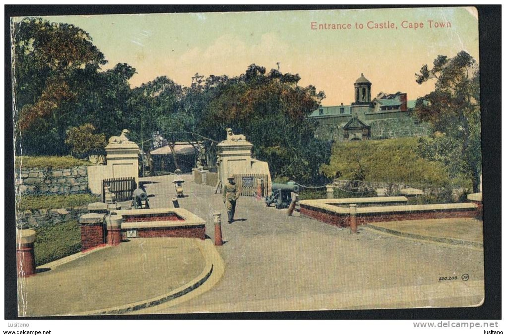 Cape Town Entrance To Castle South Africa (2 Scans) - Südafrika