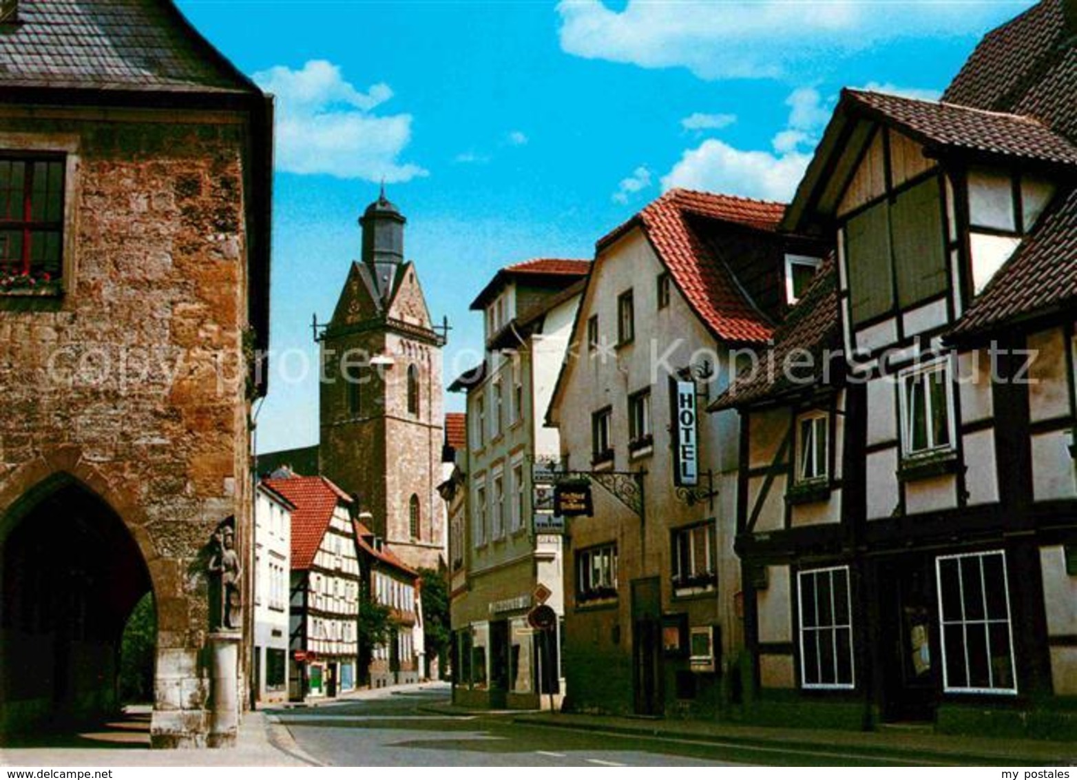 72855830 Korbach Rathaus Kilianskirche Altstadt Korbach - Korbach